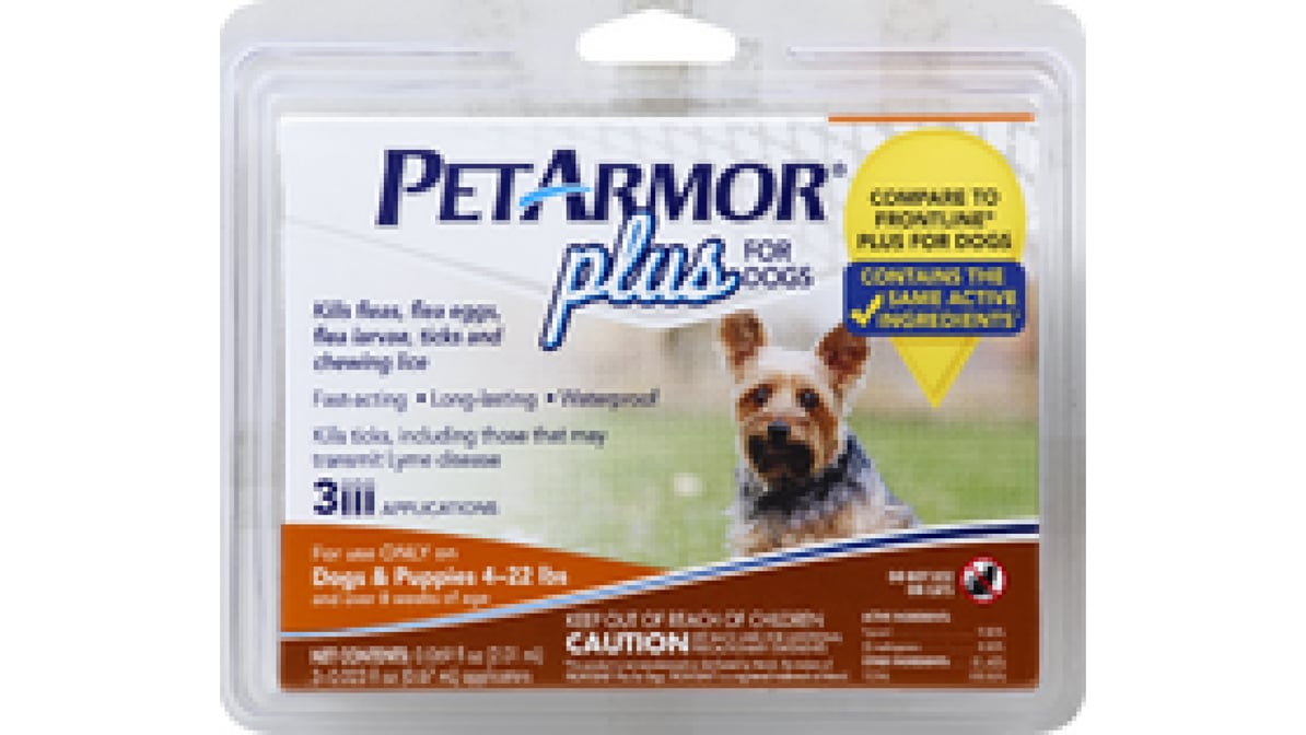 Petarmor plus for small clearance dogs