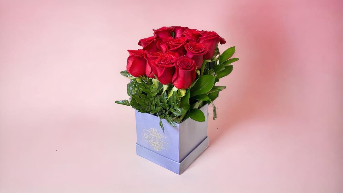 Ramo Buchon 75 Pink and Red roses in Carrollton, TX | Coko Berry