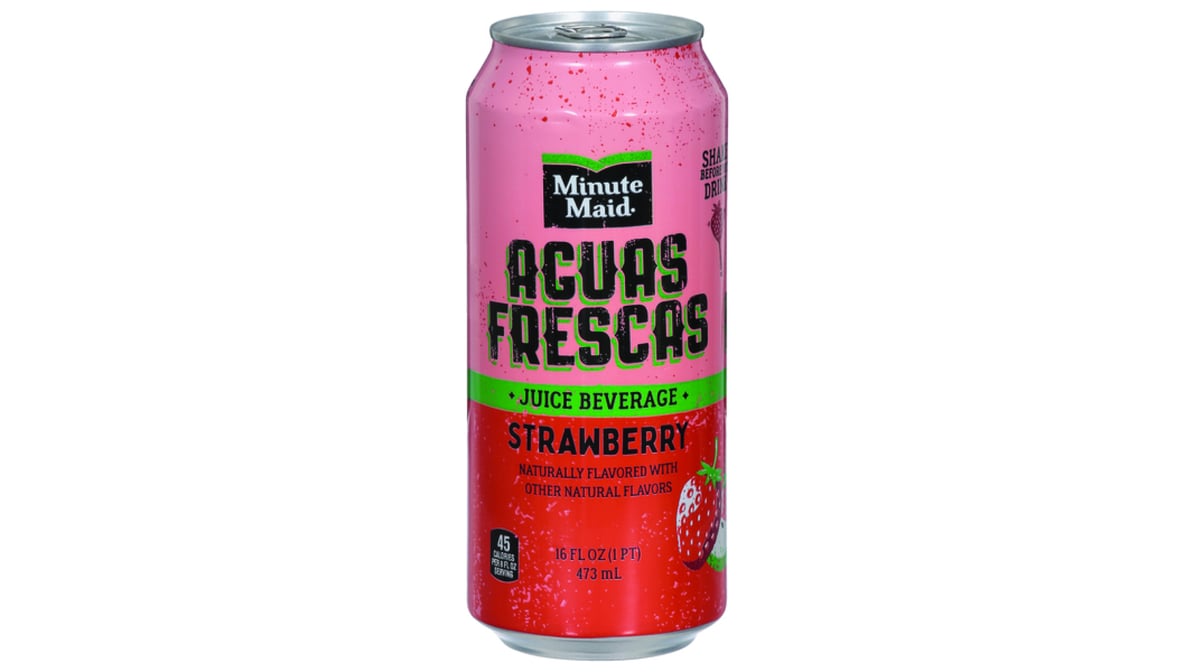 Minute Maid Aguas Frescas Naturally Flavored Strawberry Juice