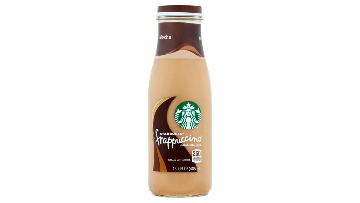 Starbucks Frappuccino Mocha Iced Coffee, 13.7 oz Glass Bottle 