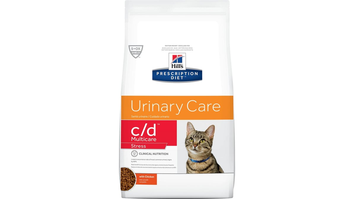 Orders urinary cat food prescription