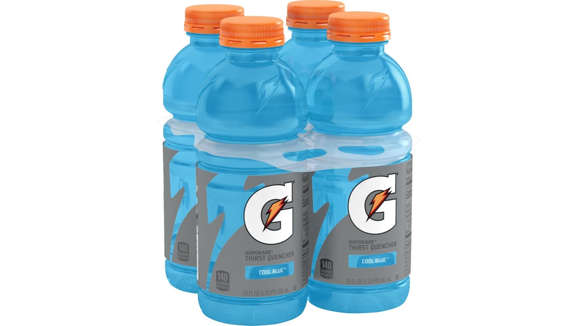 Gatorade Thirst Quencher Cool Blue, 20 Fl Oz, 8 Count Bottle