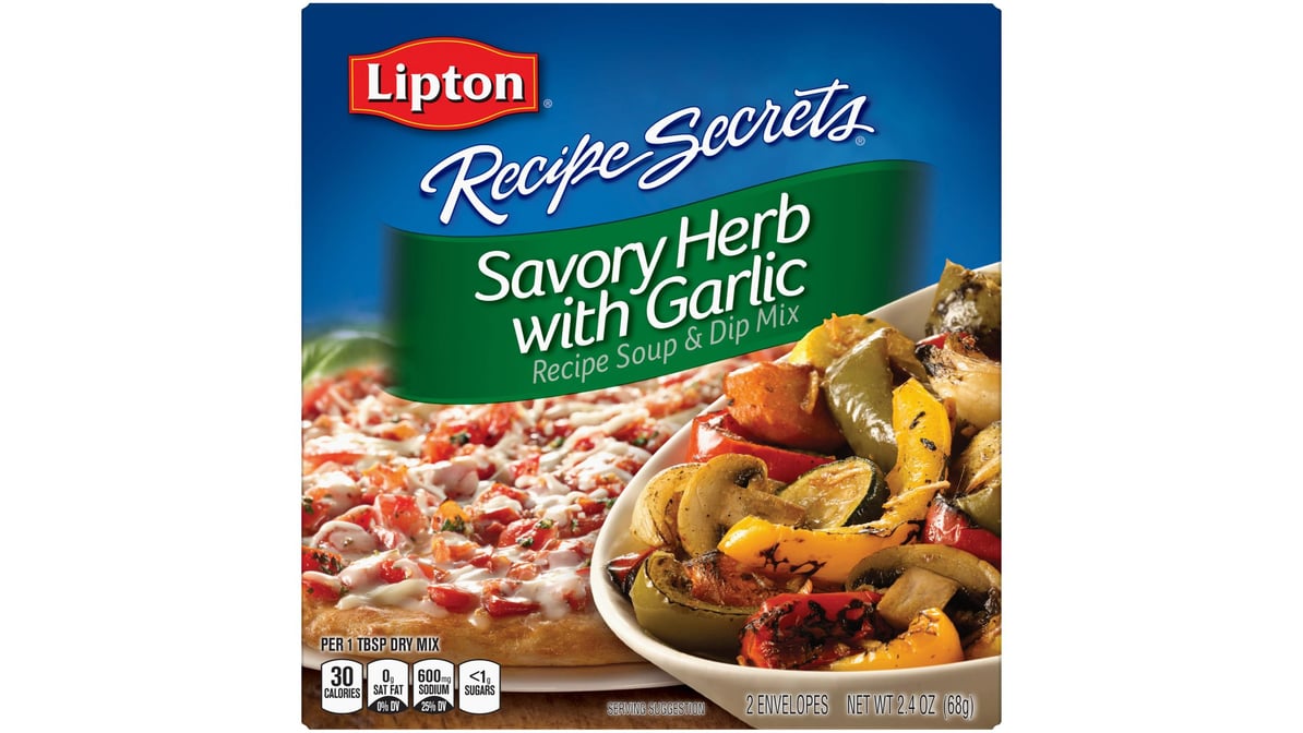 Lipton Recipe Secrets Soup & Dip Mix Savory Herb with Garlic - 2