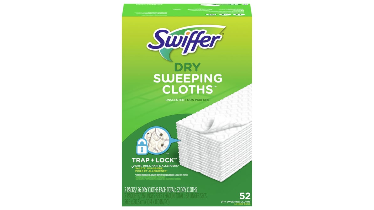 Swiffer Sweeper Dry Cloth Refills Unscented (52 ct) Delivery - DoorDash