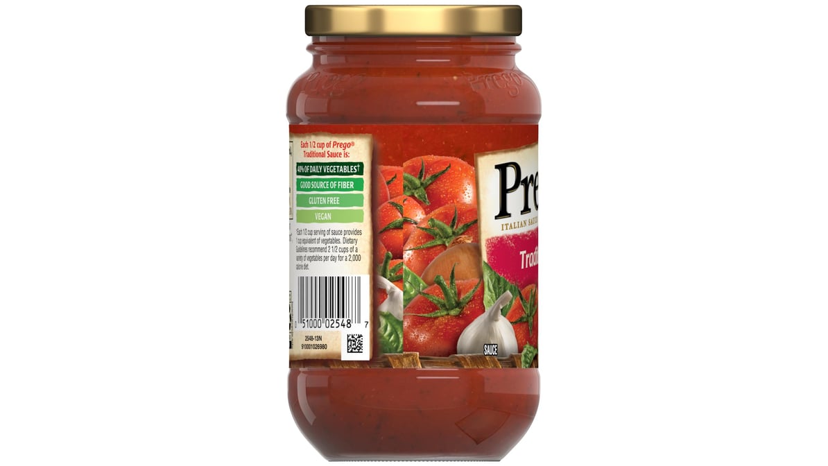 Prego Pasta Sauce Sauce Traditional Italian Tomato Sauce 14oz