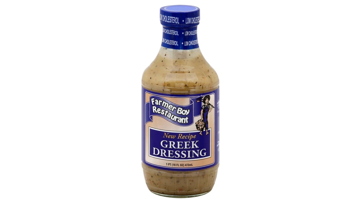 Farmer Boy Restaurant Greek Dressing (16 oz) | Delivery Near Me - Doordash