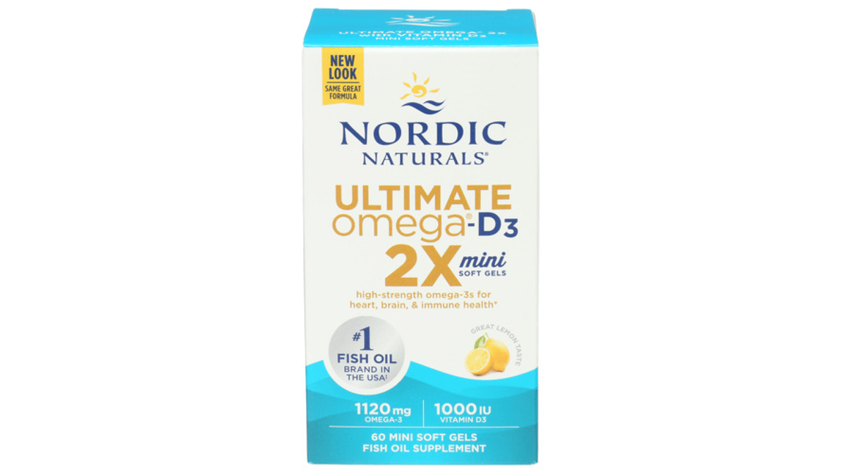 Nordic Naturals Ultimate Omega-3 Fish Oil Supplement Softgels