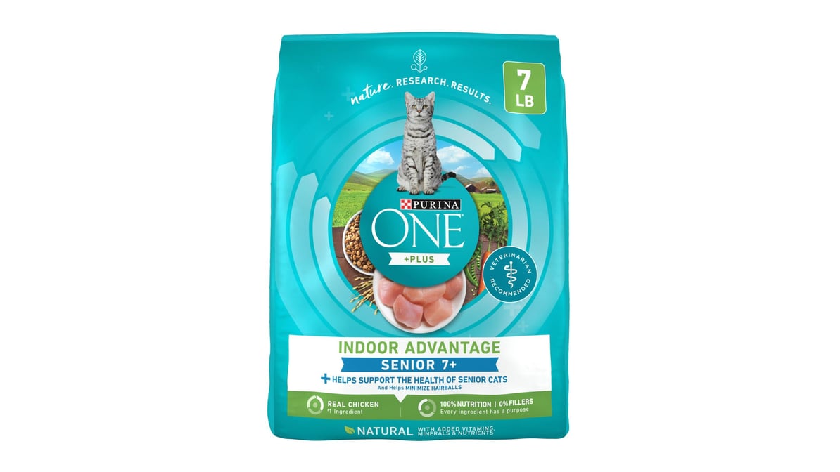 Dry cat food for indoor senior fashion cats