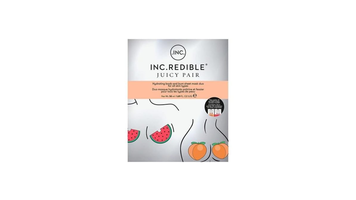 INC.redible Hydrating Boob and Bum Sheet Masks Duo Set | Delivery Near Me -  Doordash