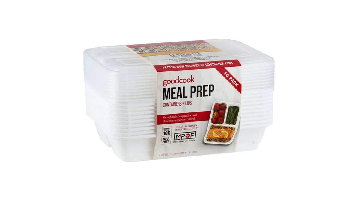 Good Cook Meal Prep Containers & Lids