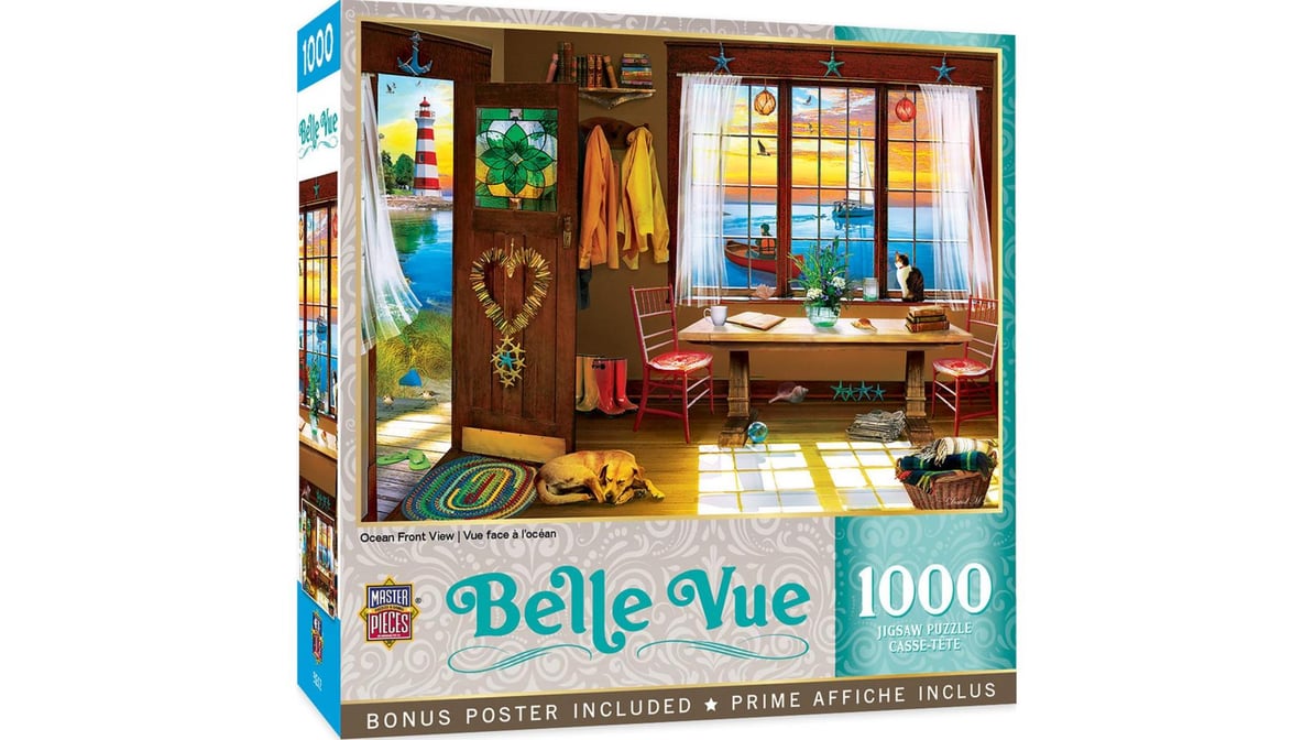 MasterPieces Belle Vue Ocean Front View 1000-Piece Jigsaw Puzzle | Delivery Near  Me - Doordash