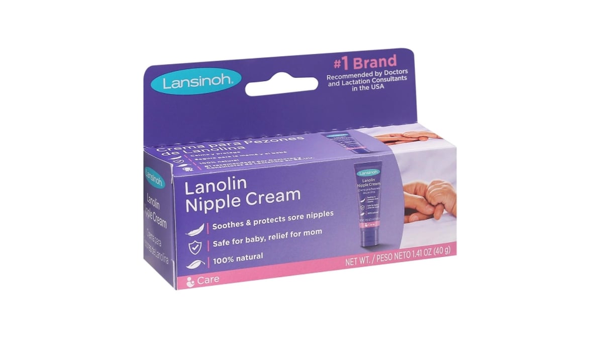 Lansinoh Lanolin Nipple Cream for Breastfeeding, 1.41 Ounces