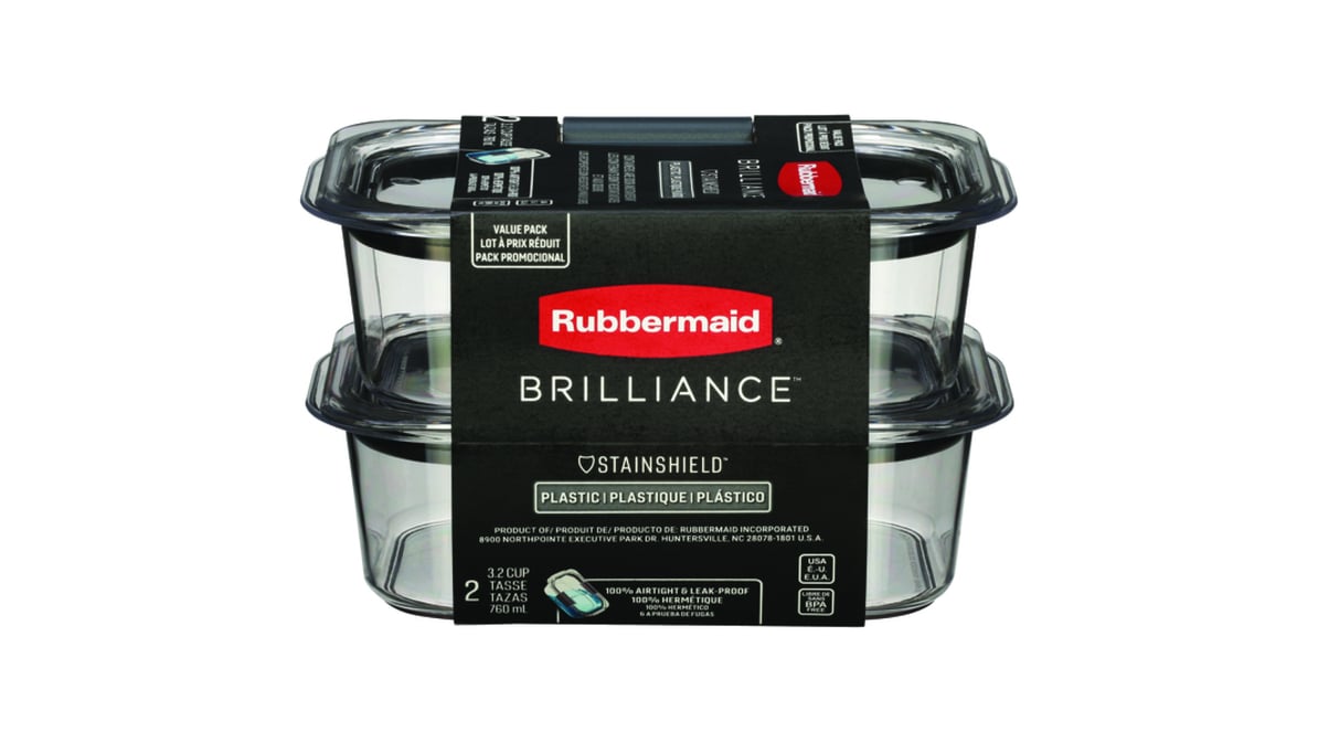 Rubbermaid (StainShield) food storage containers (new)