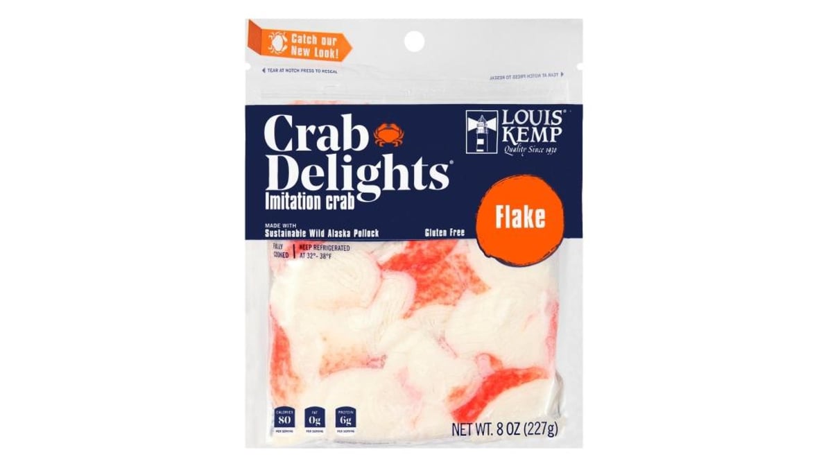 Crab Delights, imitation crab - Louis Kemp