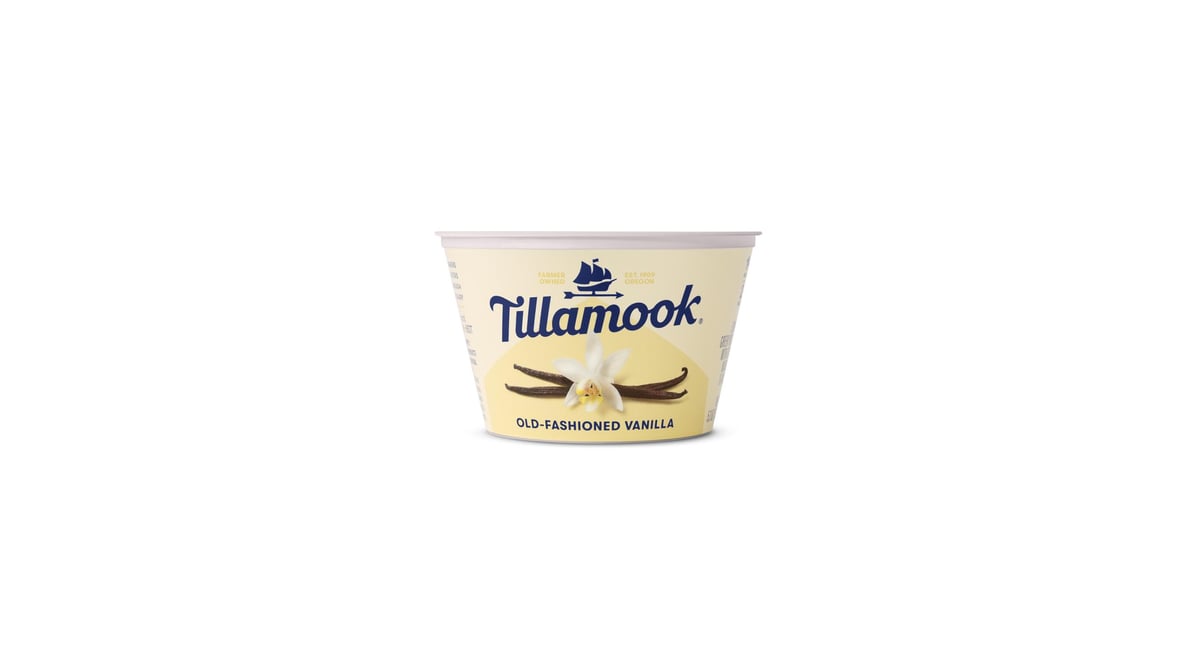 Tillamook Old Fashioned Vanilla 2% Greek Yogurt, Blended, 5.3 oz