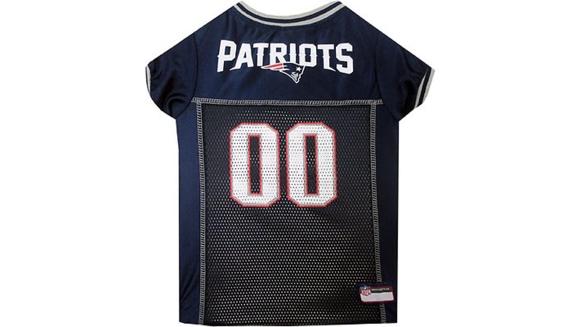 Pets First New England Patriots Mesh Dog & Cat Jersey Small