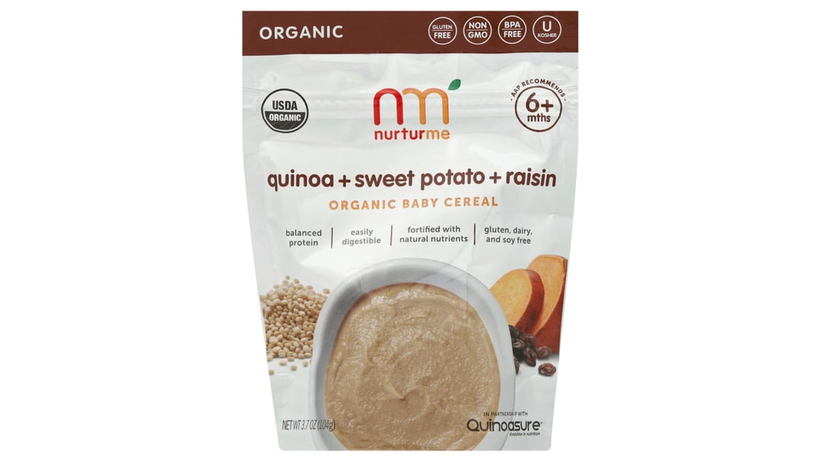 Organic quinoa fashion baby cereal