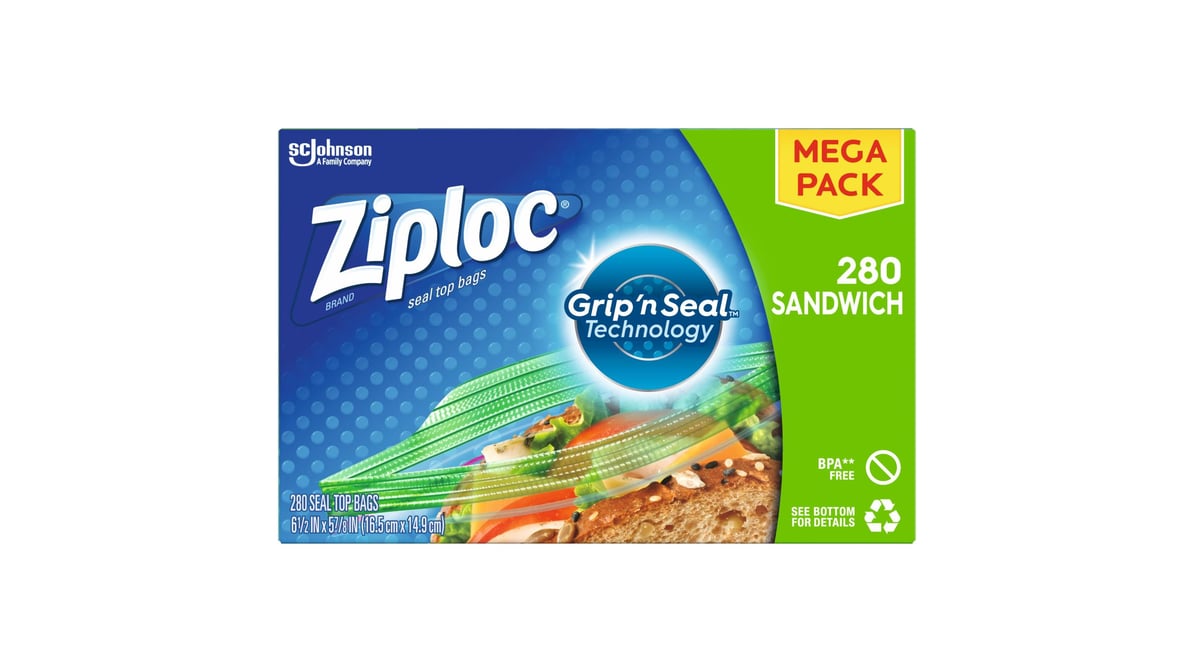 Ziploc - Sandwich Bags Delivery & Pickup