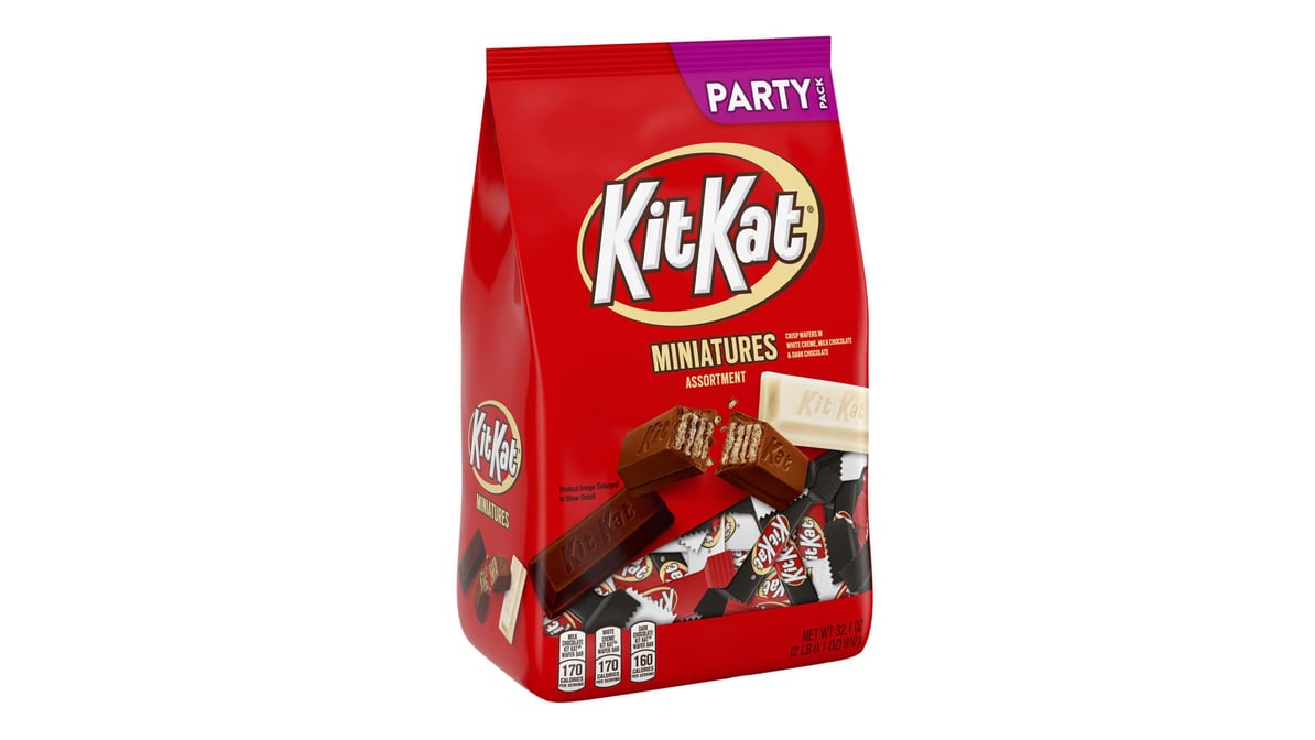 KIT KAT Crisp Wafers Miniatures Assortment Party Pack - 32.1 Oz