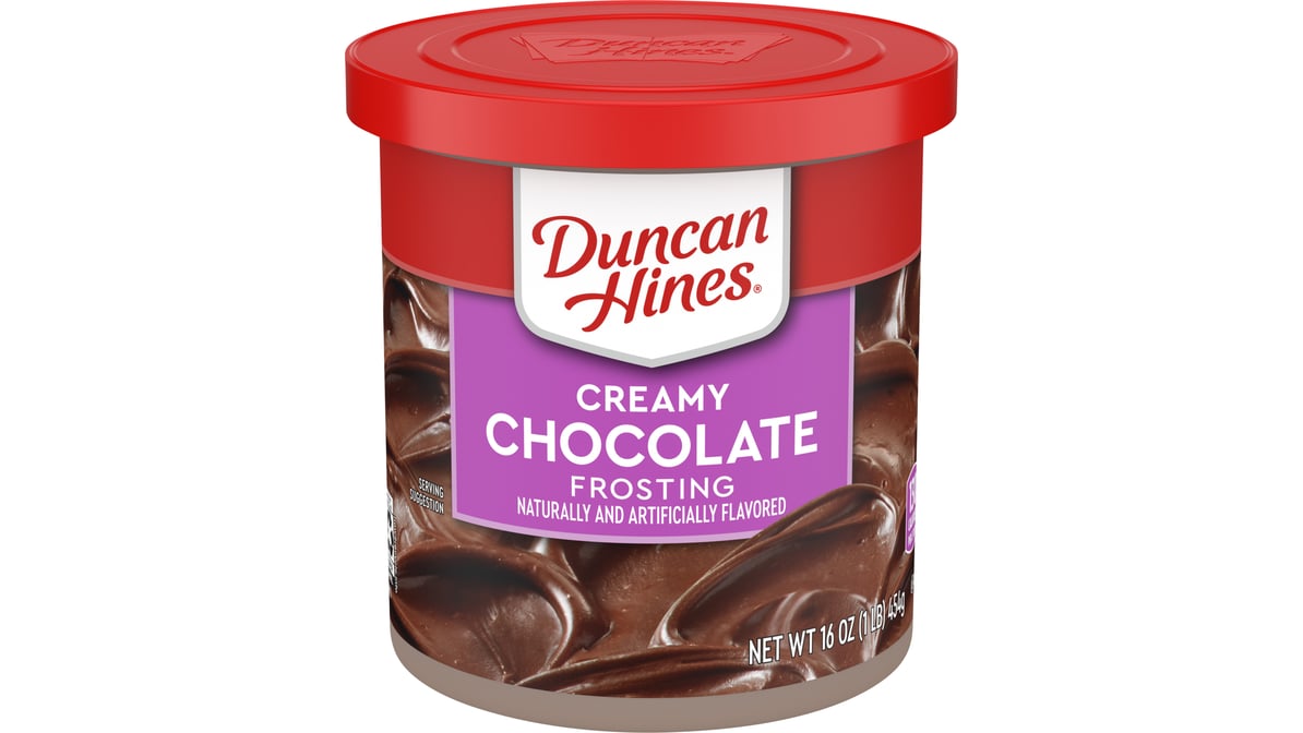 Duncan Hines Creamy Chocolate Frosting (16 oz) | Delivery Near Me - Doordash