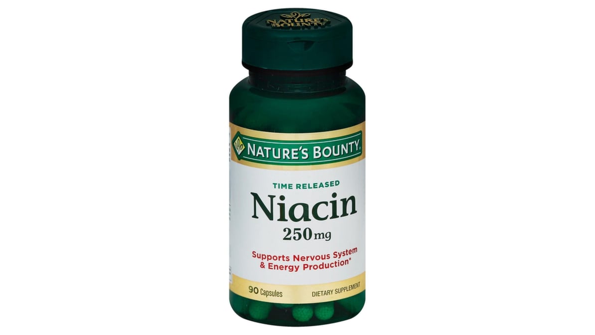 Nature's Bounty Niacin Capsules (90 ct) | Delivery Near Me - Doordash