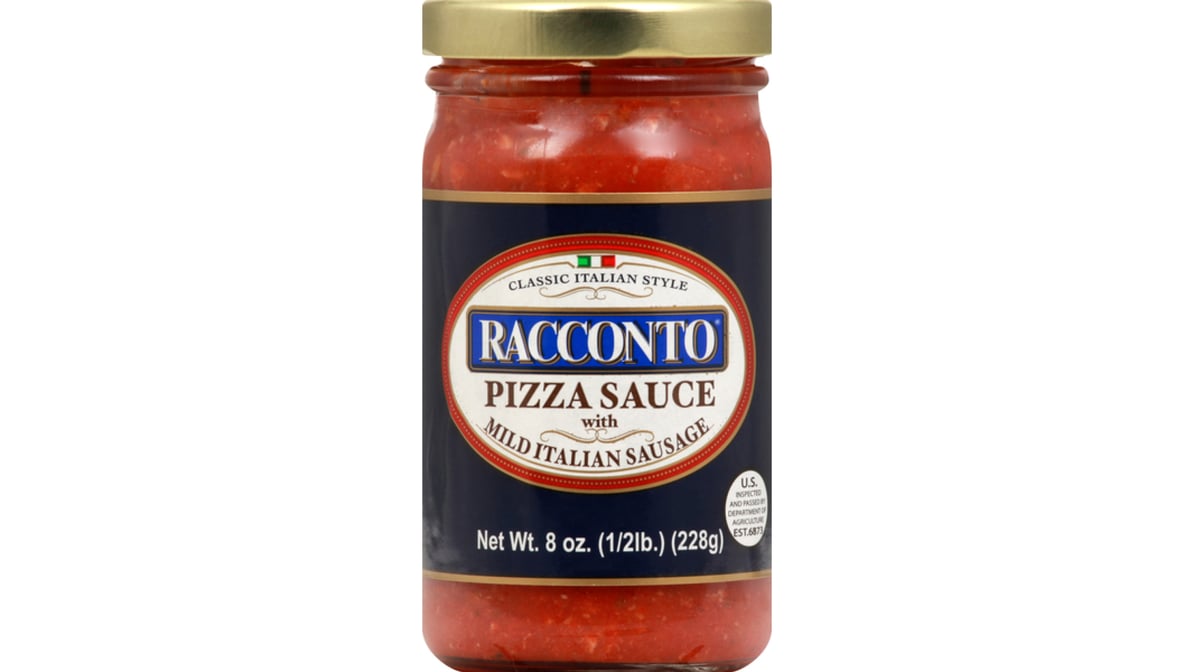 Racconto Mild Italian Sausage Pizza Sauce (8 oz) | Delivery Near Me -  Doordash