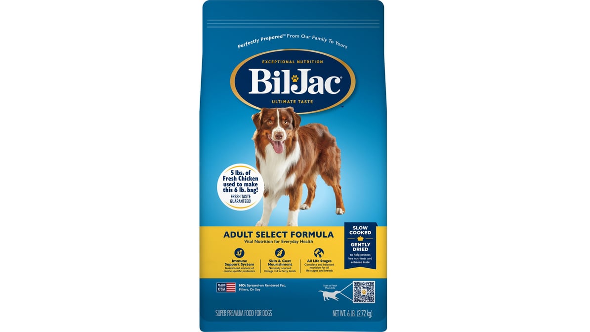 Bil-Jac Select Adult Dog Food - Chicken, Size: 6 lb