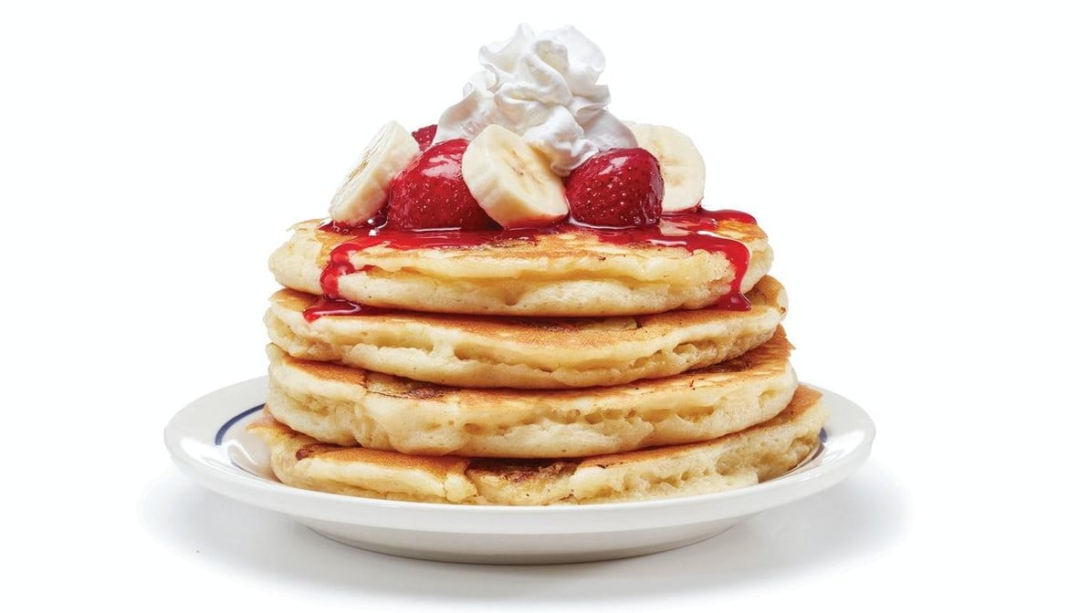 GF IHOP NEW YORK CHEESECAKE PANCAKES on