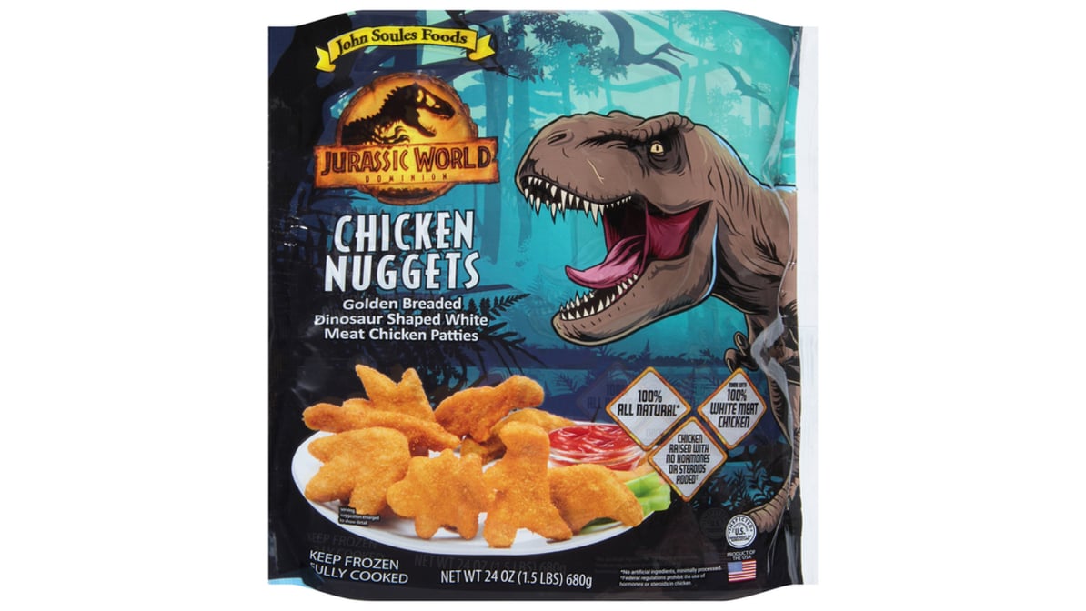 John Soules Foods Dino Chicken Nuggets (24 oz) | Delivery Near Me - Doordash