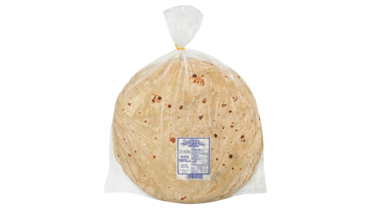 La Estrella Bakery Large Flour Tortillas (12 ct) | Delivery Near Me -  Doordash