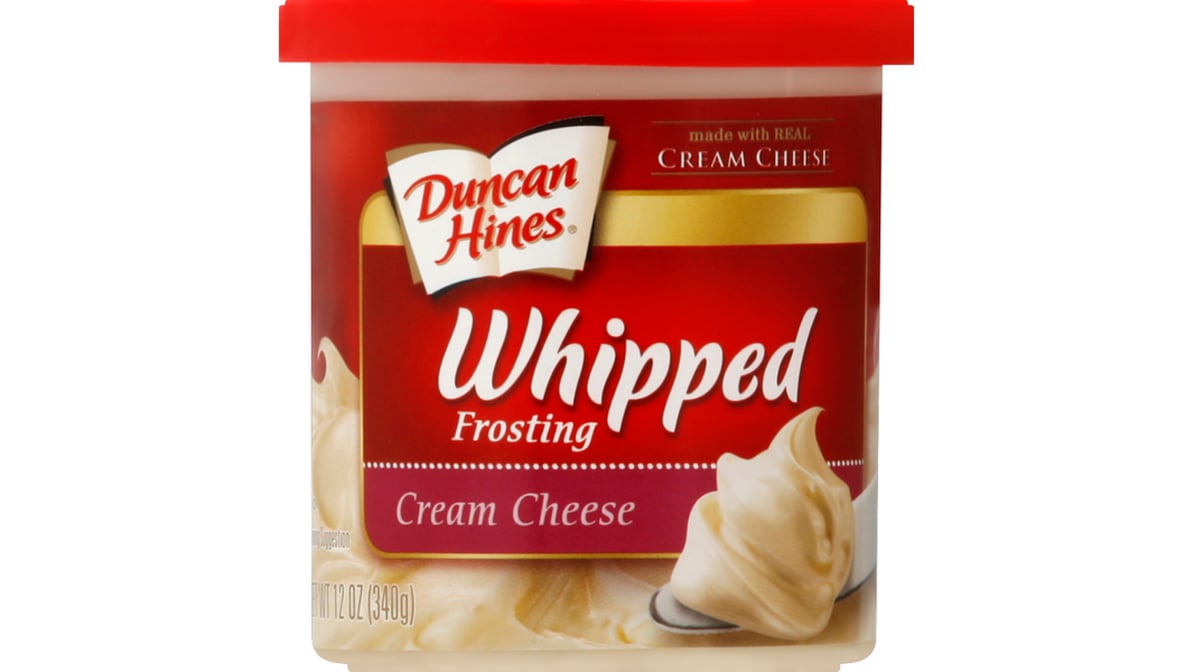 Duncan Hines Cream Cheese Whipped Frosting (12 oz) | Delivery Near Me -  Doordash