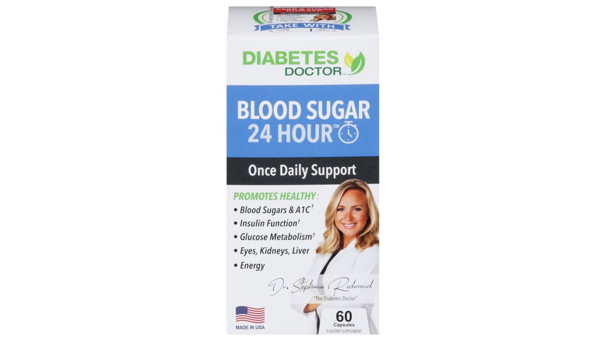 Diabetes Doctor 20 Hour Blood Sugar Daily Support Capsules 20 ct ...