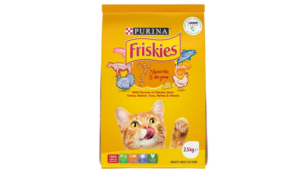 Purina friskies fashion seven dry cat food