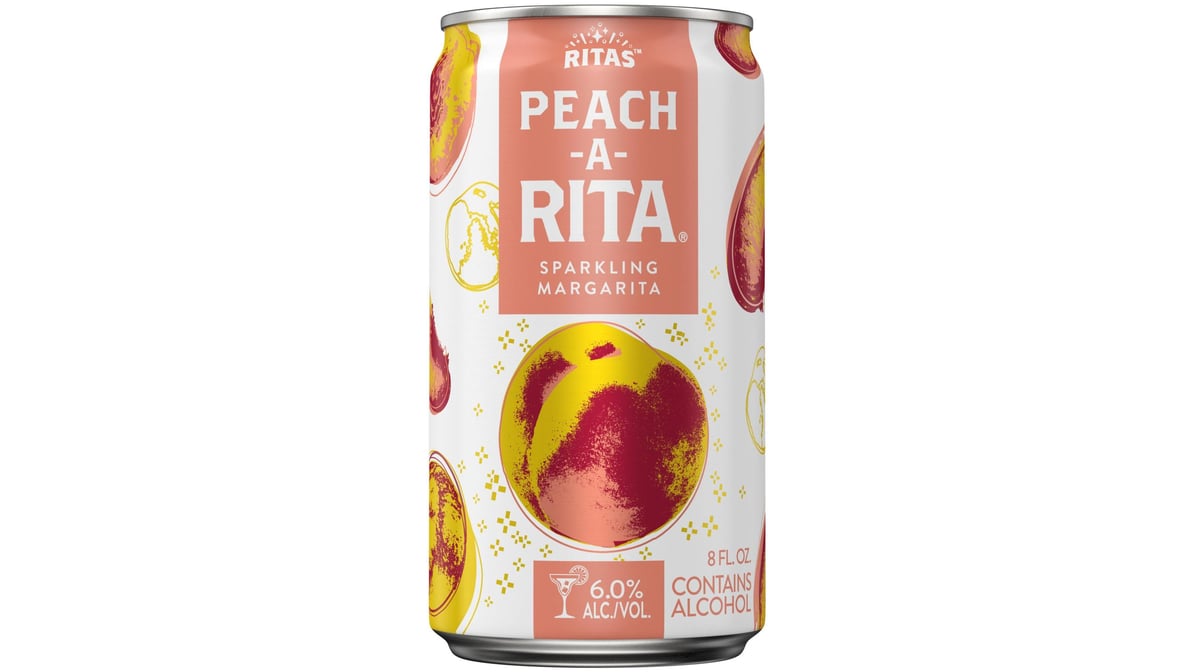 Ritas Peach-A-Rita Peach Malt Beverage Can (8 oz) | Delivery Near Me -  Doordash