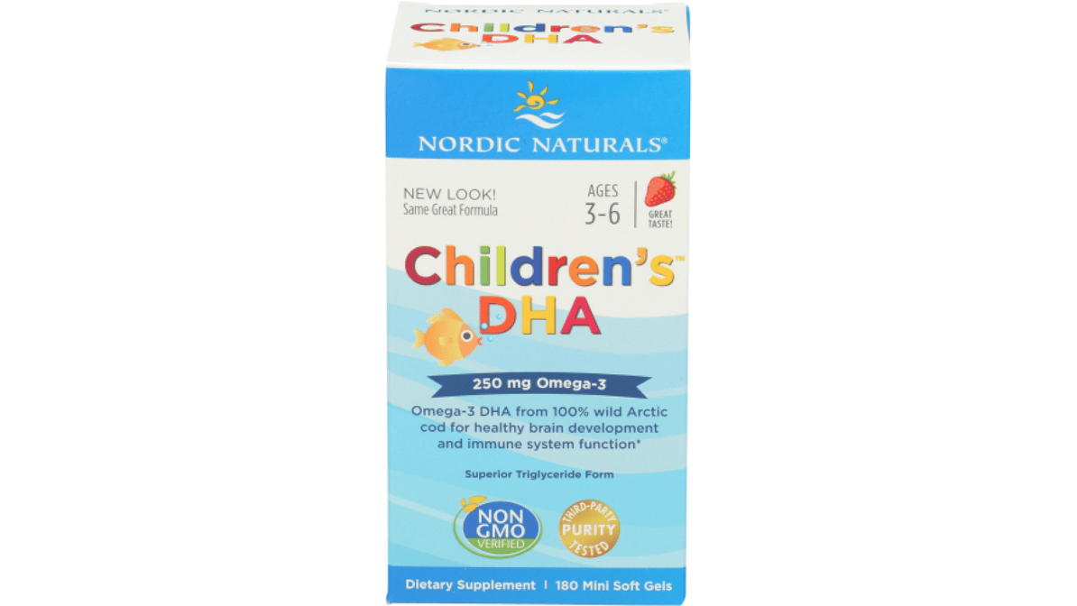 Nordic Naturals Children's DHA 250 mg, 180 Softgels