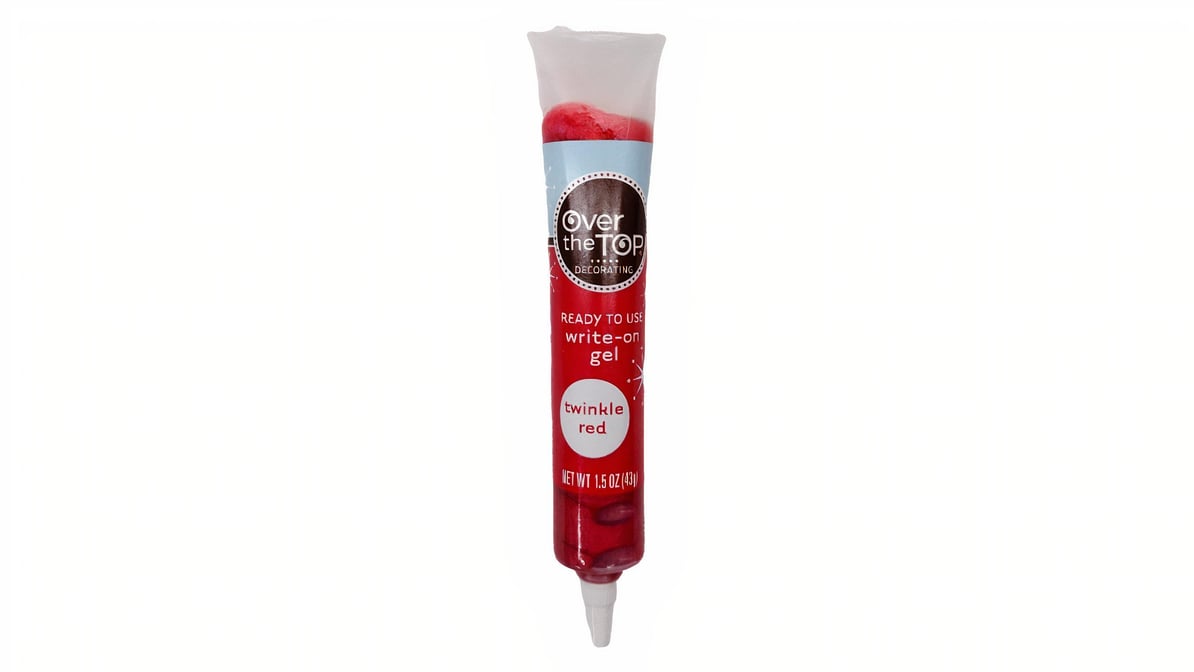 Over the Top Gel Twinkle Icing Red Tube (1.5 oz) | Delivery Near Me -  Doordash