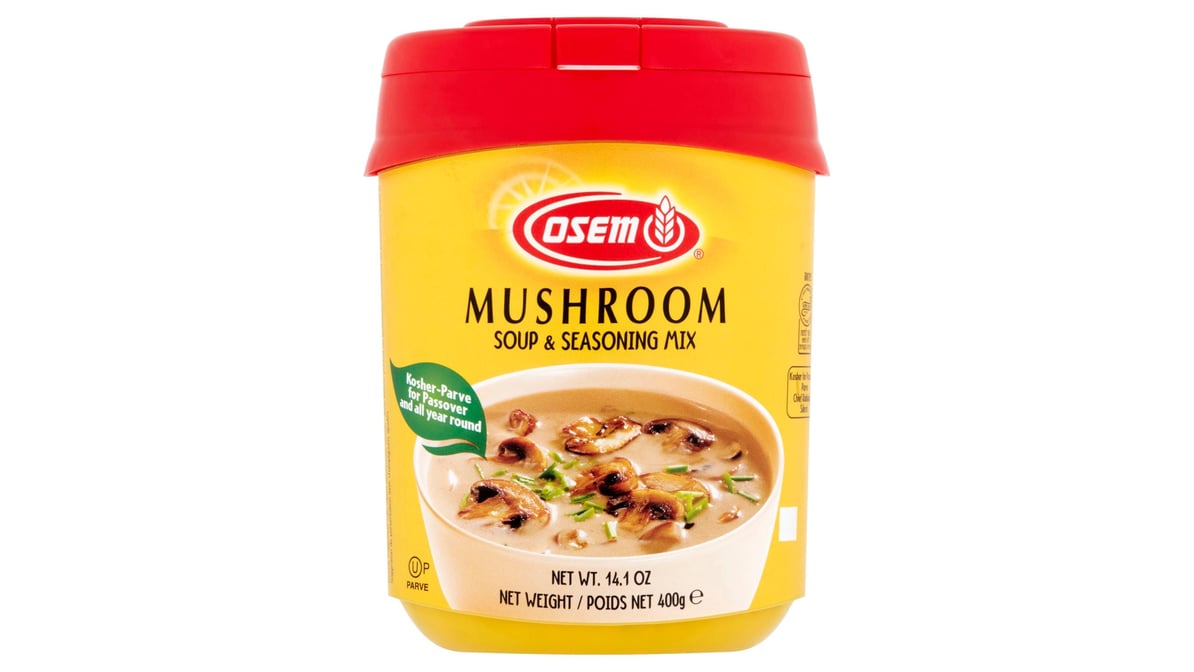 Mushroom Soup & Seasoning Mix by Osem, 14.1 oz (4)