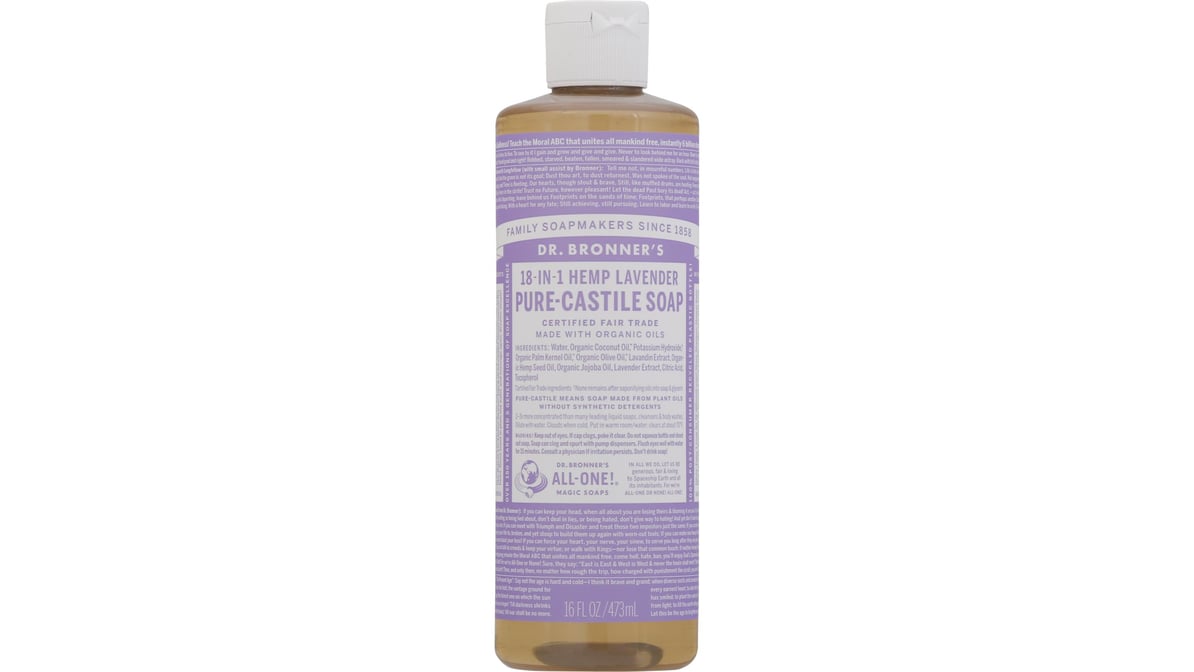 Dr. Bronner's All-One Hemp Lavender Pure-Castile Bar Soap, 5 oz