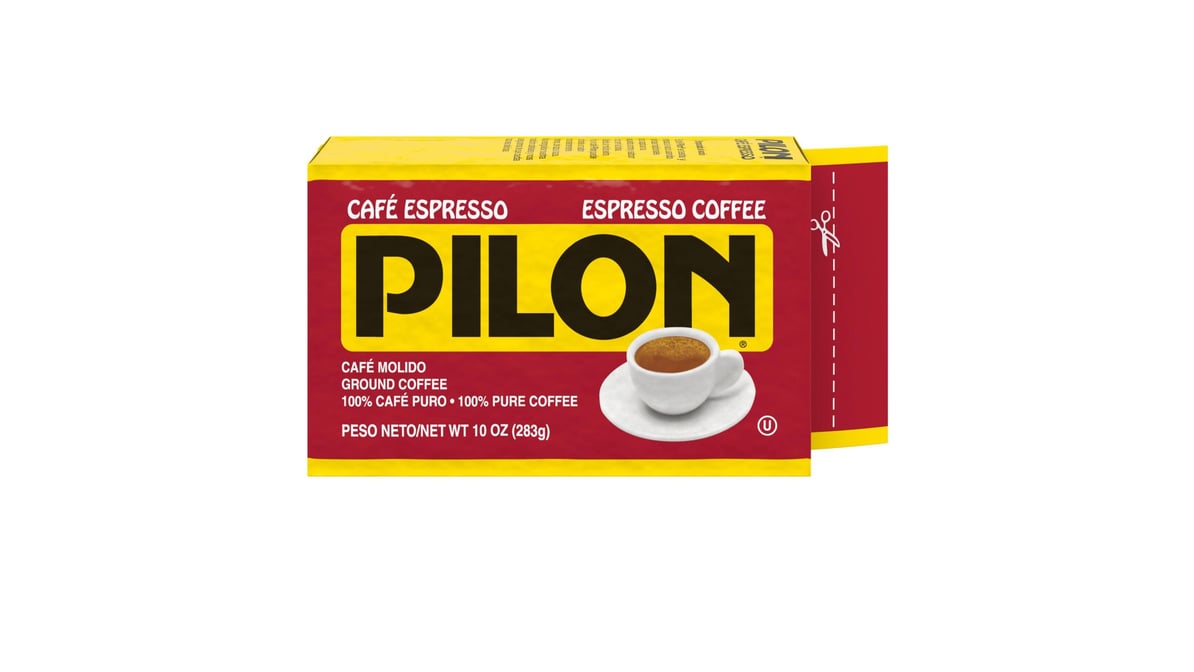 Pilon Espresso Ground Coffee (10 oz) Delivery - DoorDash