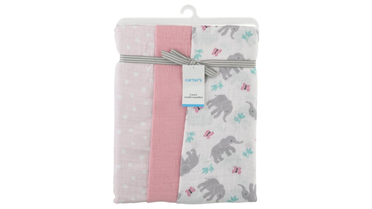 Carters fashion muslin swaddle blankets