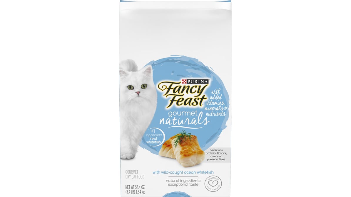 Purina Natural Dry Cat Food Gourmet Naturals with Wild Caught Ocean  Whitefish (3.4 lb) | Delivery Near Me - Doordash