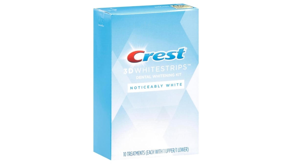 3D Whitestrips Noticeably White Dental Whitening Kit - Crest