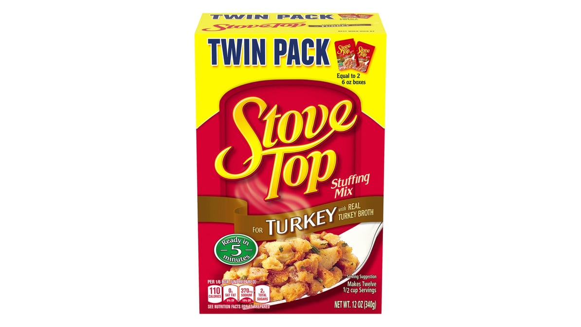 Stove Top Turkey Stuffing Mix (6 oz x 2 ct) Delivery - DoorDash