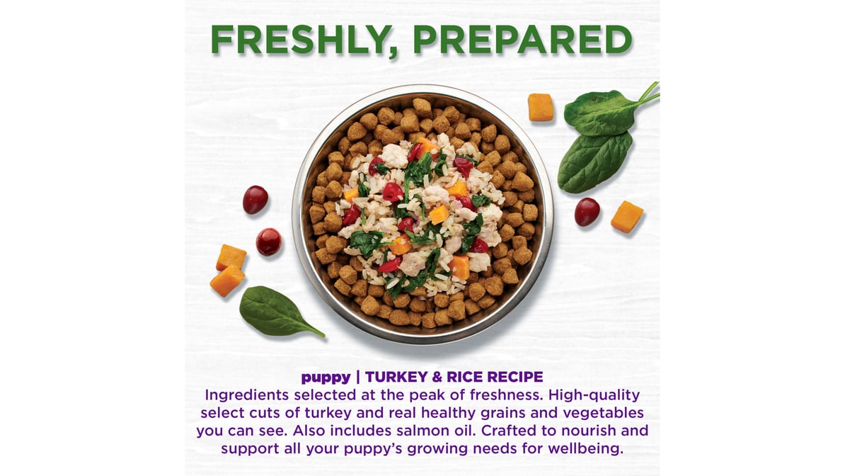 PUPPY  Turkey & Rice Recipe - Freshly