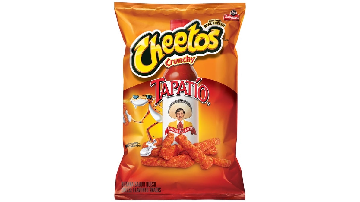 Cheetos Crunchy Cheese Flavored Corn Puffs Snack Tapatio Oz Delivery Near Me Doordash