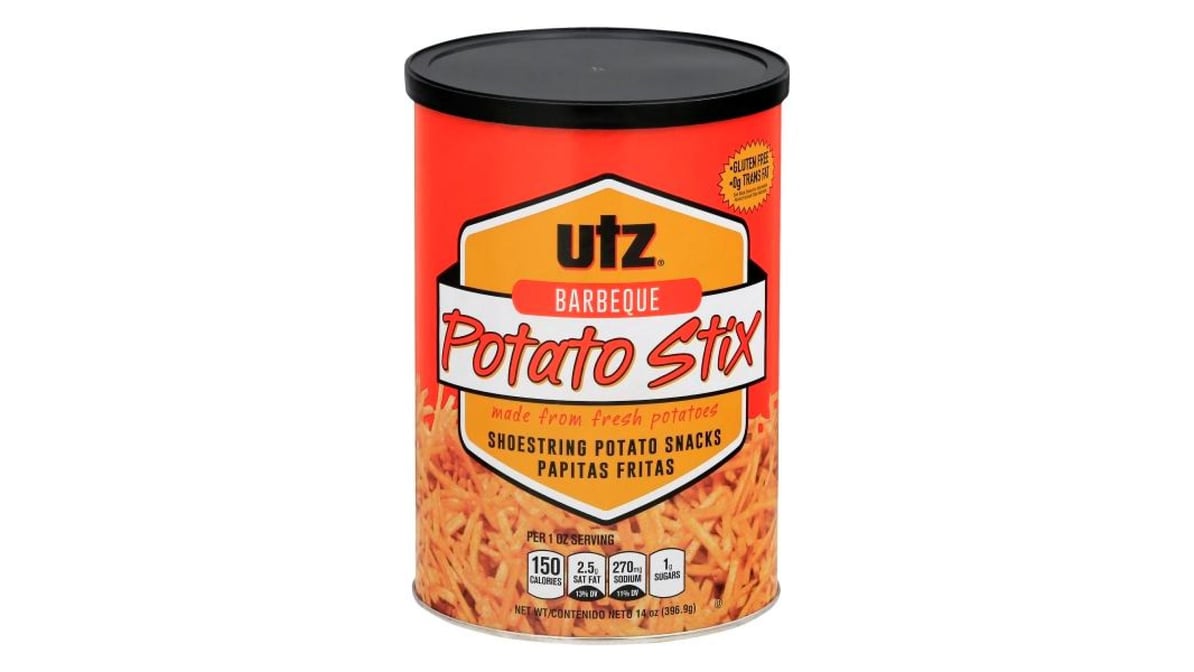 Utz Quality Foods Potato Stix Barbeque (14 oz) Delivery - DoorDash