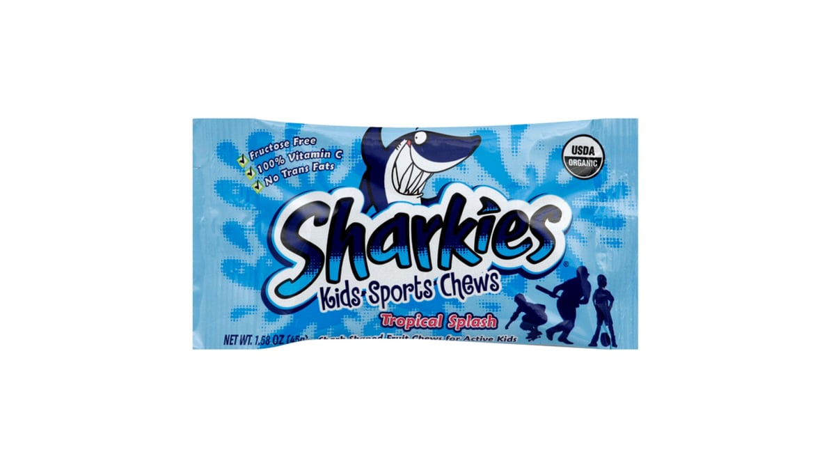 Sharkies Organic Energy Sports Chews Tropical Splash (1.58 oz) | Delivery  Near Me - Doordash