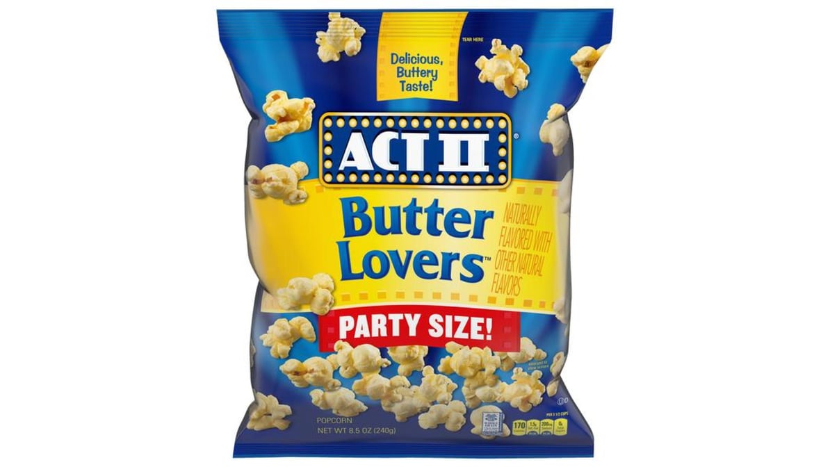 Act II Butter Lovers Party Size Popcorn (8.5 oz)