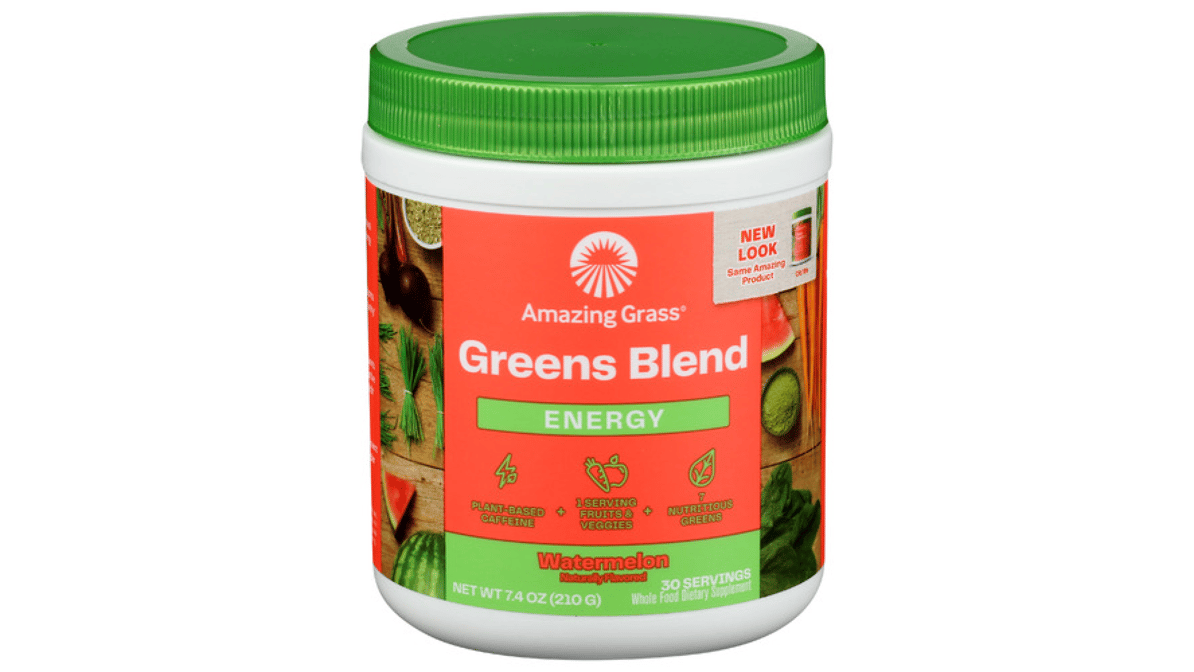 Amazing Grass, Green Superfood, Energy, Watermelon, 7.4 oz (210 g)