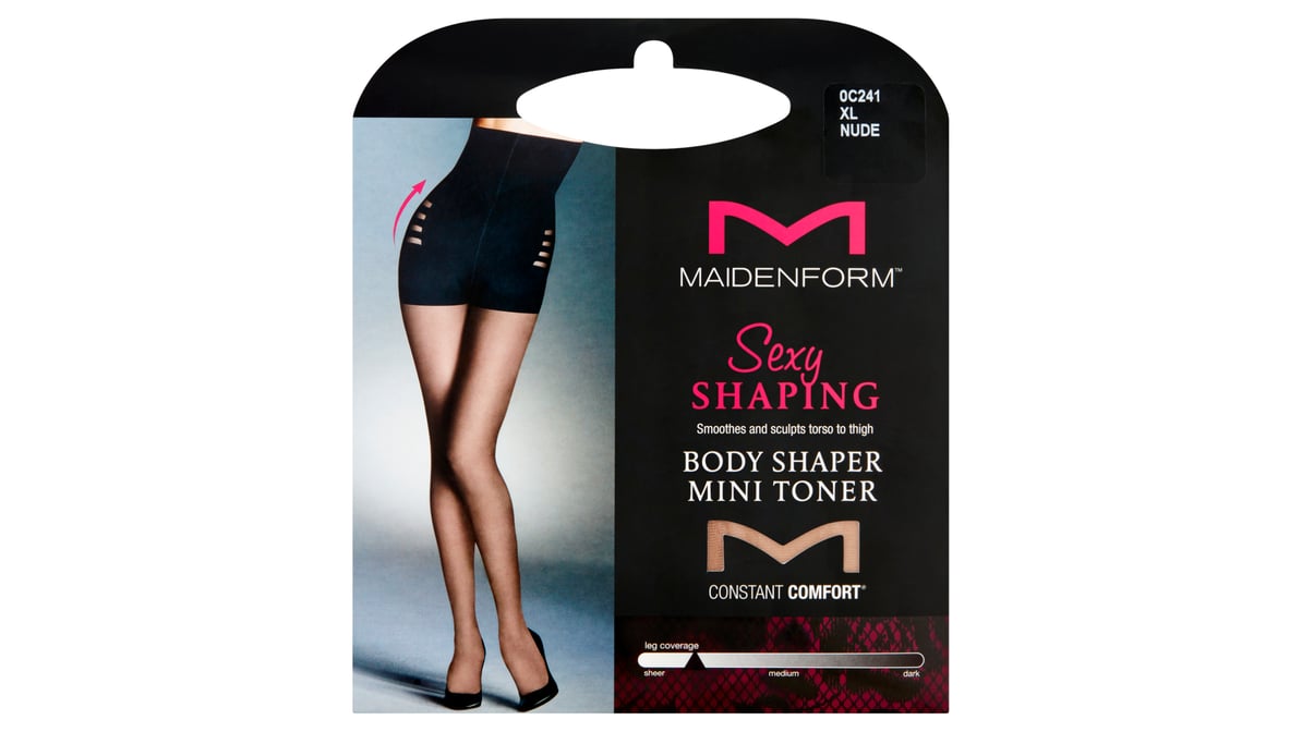 Maidenform Nude Sexy Shaping Mini Toner Body Shaper (Extra Large) |  Delivery Near Me - Doordash